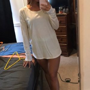 White long sleeve shirt